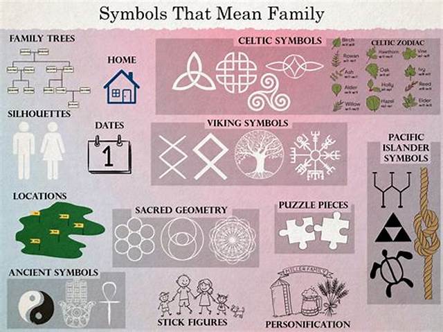 Family Symbols: Unveiling Meaningful Representations of Kinship